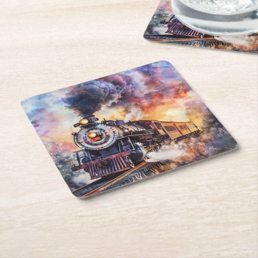 Paper Coaster Kartonnen Onderzetters (Schuin)