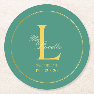 Paper Coaster Ronde Kartonnen Onderzetter