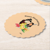 Paper Coaster : Thanksgiving Kartonnen Onderzetters (Gekanteld)