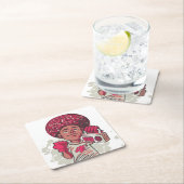 Paper Coaster – YOUTH Power Afro & Boombox Urban Kartonnen Onderzetters (Insitu)