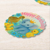 Paper Coasters - Birthday Party Theme - Mix Match Kartonnen Onderzetters (Gekanteld)