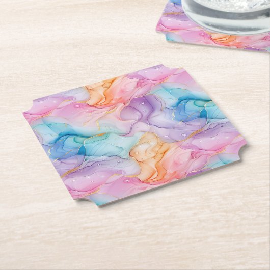 Paper Coasters Kartonnen Onderzetters (Gekanteld)