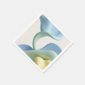 Paper cocktail napkin in stylish graphic servet (Hoek)