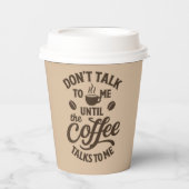 paper coffee cup papieren bekers (Voorkant)