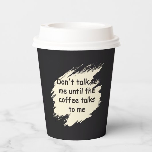 paper coffee cup papieren bekers (Achterkant)