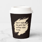 paper coffee cup papieren bekers (Achterkant)