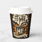 paper coffee cup papieren bekers (Voorkant)