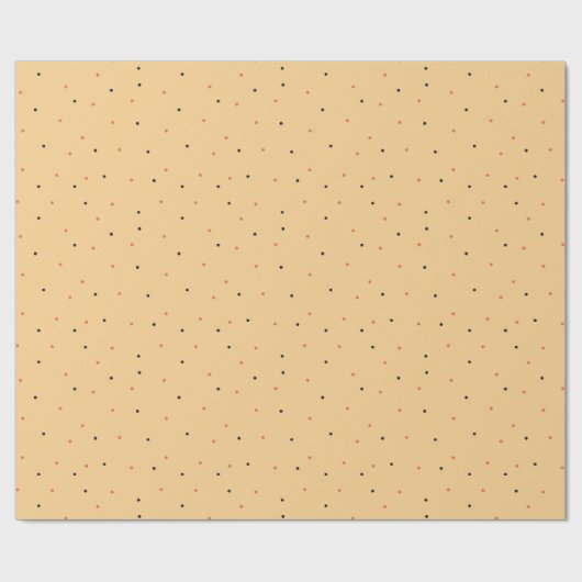 paper con puntos sobre fondo naranja cadeaupapier (Vlak)