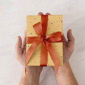 paper con puntos sobre fondo naranja cadeaupapier