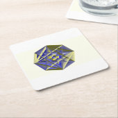 Paper Crystal Coaster Kartonnen Onderzetters (Schuin)