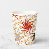 Paper Cup Abstract 2025 Papieren Bekers (Achterkant)