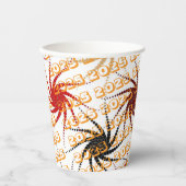 Paper Cup Abstract 2025 Papieren Bekers (Voorkant)