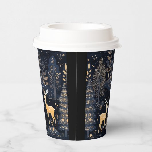 Paper cup- Christmas Tableware Papieren Bekers (Rechts)