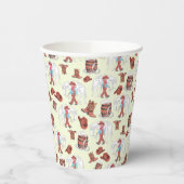 Paper Cup Cowboy en Paard Bruin Papieren Bekers (Links)