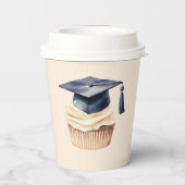 Paper cup-Editable Graduation Tableware Set Papieren Bekers (Achterkant)