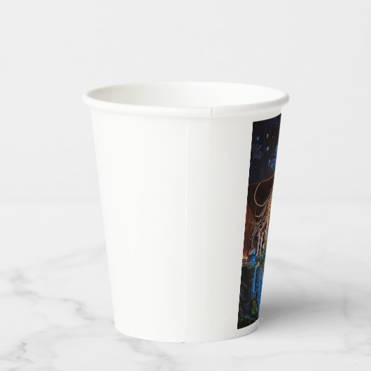 Paper cup for christmas nativityscene papieren bekers (Rechts)