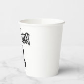 Paper cup Happy Halloween Papieren Bekers (Links)