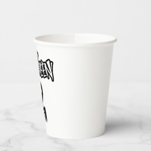 Paper cup Happy Halloween Papieren Bekers (Links)