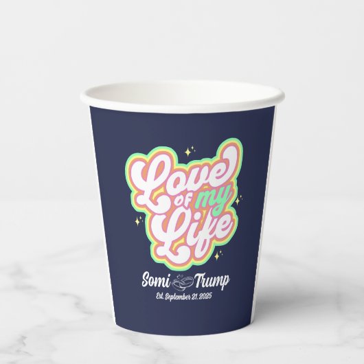 Paper cup papieren bekers (Achterkant)