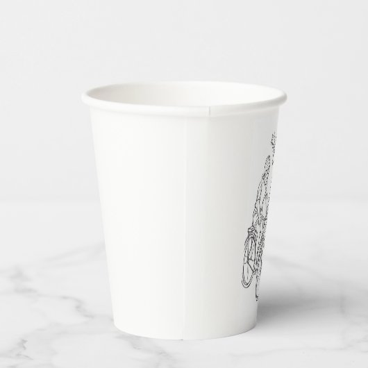 Paper cup papieren bekers (Rechts)