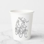Paper cup papieren bekers (Voorkant)