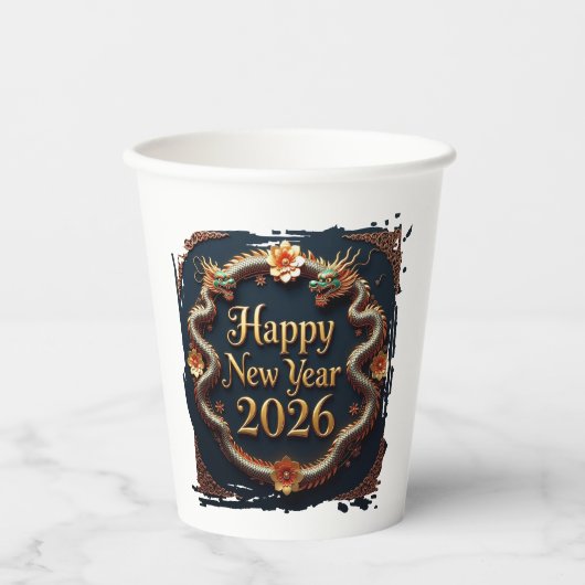 Paper cup papieren bekers (Voorkant)