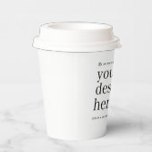 Paper Cup Uw ontwerp uploaden Papieren Bekers (Rechts)