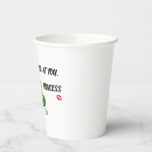 Paper Cup Valentijnsdag Funny Love Kiss Frog Papieren Bekers (Links)