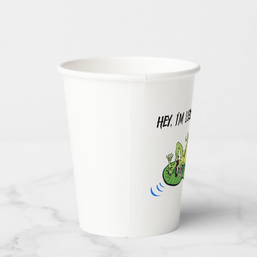 Paper Cup Valentijnsdag Funny Love Kiss Frog Papieren Bekers (Rechts)