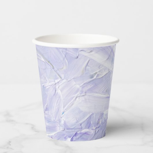 Paper Cups (236 ml) - Paint Pattern Papieren Bekers (Voorkant)