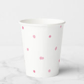 Paper Cups (236 ml) - Pink Dots Papieren Bekers (Rechts)