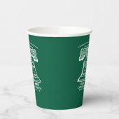 Paper Cups - Forest Green Papieren Bekers (Links)