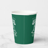Paper Cups - Forest Green Papieren Bekers (Rechts)