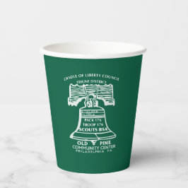 Paper Cups - Forest Green Papieren Bekers