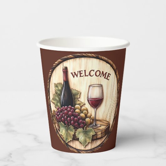  Paper Cups Papieren Bekers (Achterkant)