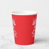 Paper Cups - Red Papieren Bekers (Links)