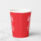 Paper Cups - Red Papieren Bekers (Rechts)