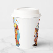 Paper cups Series 1 10 Papieren Bekers (Links)