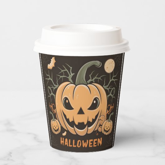 Paper cups Series 1 Papieren Bekers (Voorkant)