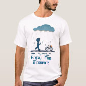 Paper Cut Rainy Day Walk T-shirt (Voorkant)