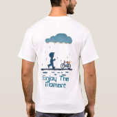 Paper Cut Rainy Day Walk T-shirt (Achterkant)