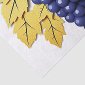 Paper Cut Style Cluster van Druiven met Elegant Tissuepapier (Detail)