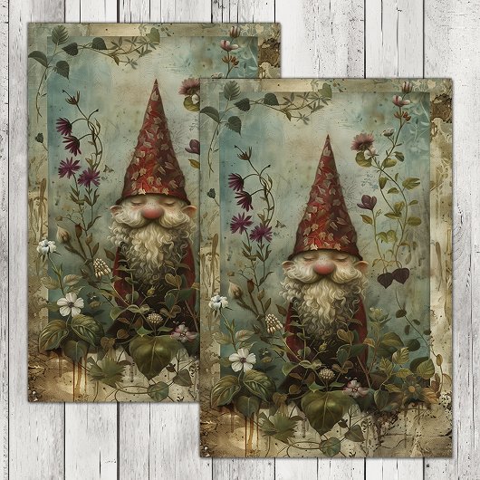 PAPER DECOUPAGE TISSUE DWERGWALDJES TISSUEPAPIER