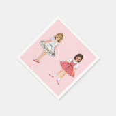 Paper Doll Party servetten (Hoek)
