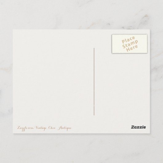 Paper Dolly Queen of the May Paper Doll Postcard Briefkaart (Achterkant)