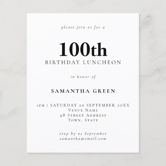 PAPER Eenvoudige tekst om het even welke kleur 100 Flyer (Voorkant)