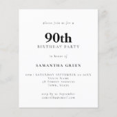 PAPER Eenvoudige tekst Om het even welke kleur 90t Flyer (Voorkant)