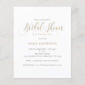 PAPER Elegant Calligraphy Vrijgezellenfeest Invite Flyer (Voorkant)