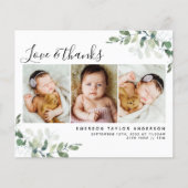 PAPER Eucalyptus Foto Baby Dank u wel Flyer (Voorkant)