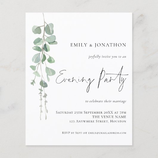 PAPER Eucalyptus Weddenschappen Avond Flyer (Voorkant)